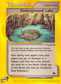Underground Lake - pokemon TCG Card