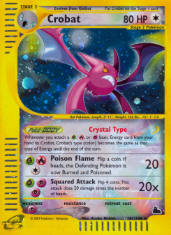 Crobat - pokemon TCG Card