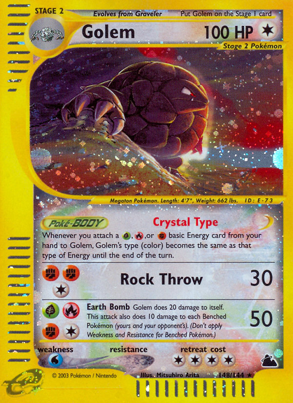 Golem - Pokémon TCG Card
