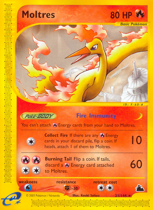 Moltres - Pokémon TCG Card