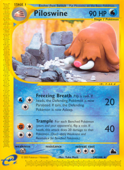 Piloswine - pokemon TCG Card