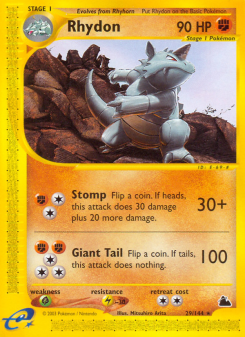 Rhydon - pokemon TCG Card