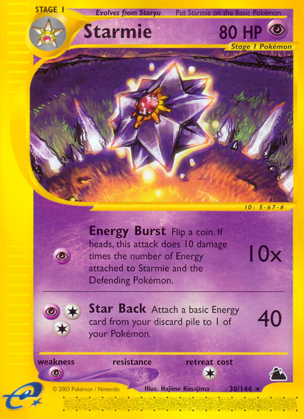 Starmie - Pokémon TCG Card