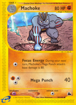 Machoke - pokemon TCG Card