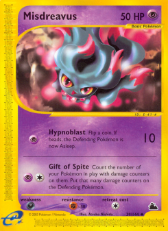 Misdreavus - pokemon TCG Card