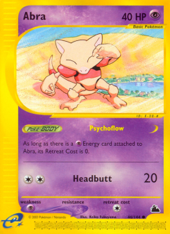 Abra - pokemon TCG Card