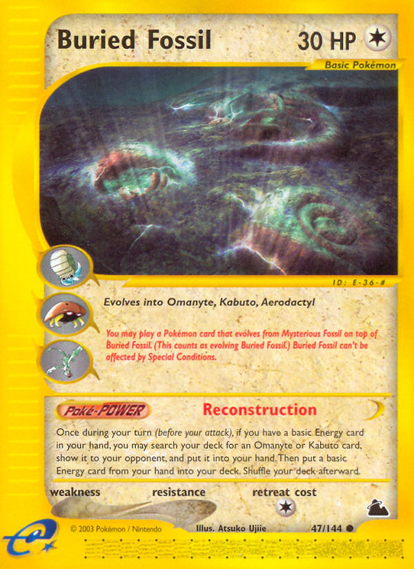 Buried Fossil - Pokémon TCG Card