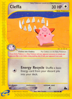 Cleffa - pokemon TCG Card