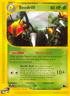 Beedrill - pokemon TCG Card