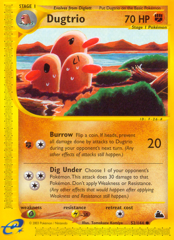 Dugtrio - Pokémon TCG Card