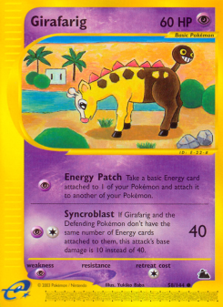 Girafarig - pokemon TCG Card