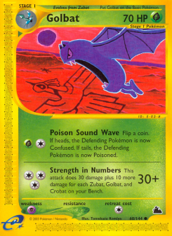 Golbat - pokemon TCG Card