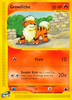 Growlithe - pokemon TCG Card