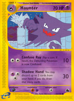 Haunter - pokemon TCG Card