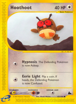Hoothoot - pokemon TCG Card