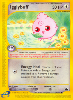 Igglybuff - pokemon TCG Card