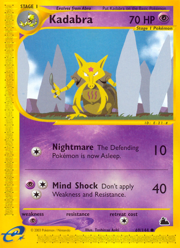 Kadabra - Pokémon TCG Card