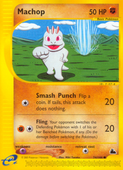 Machop - pokemon TCG Card
