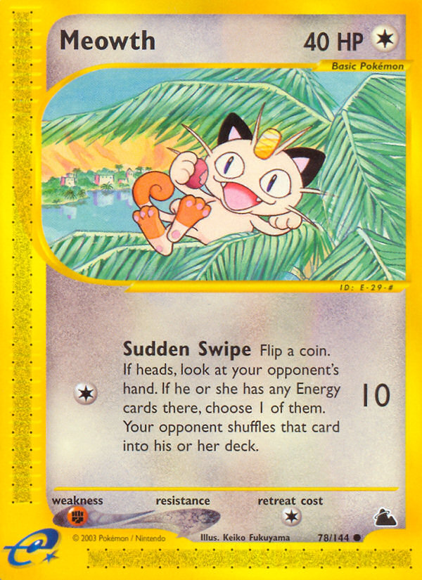 Meowth - Pokémon TCG Card