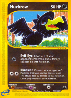Murkrow - pokemon TCG Card