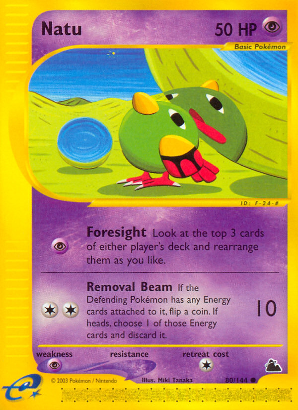 Natu - Pokémon TCG Card