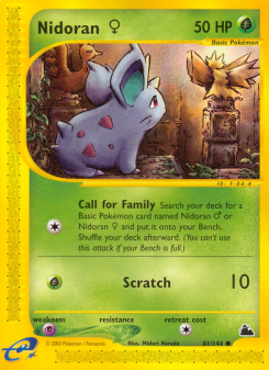 Nidoran♀ - pokemon TCG Card