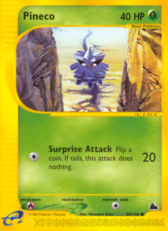 Pineco - pokemon TCG Card