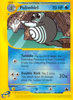 Poliwhirl - pokemon TCG Card