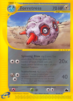 Forretress - pokemon TCG Card