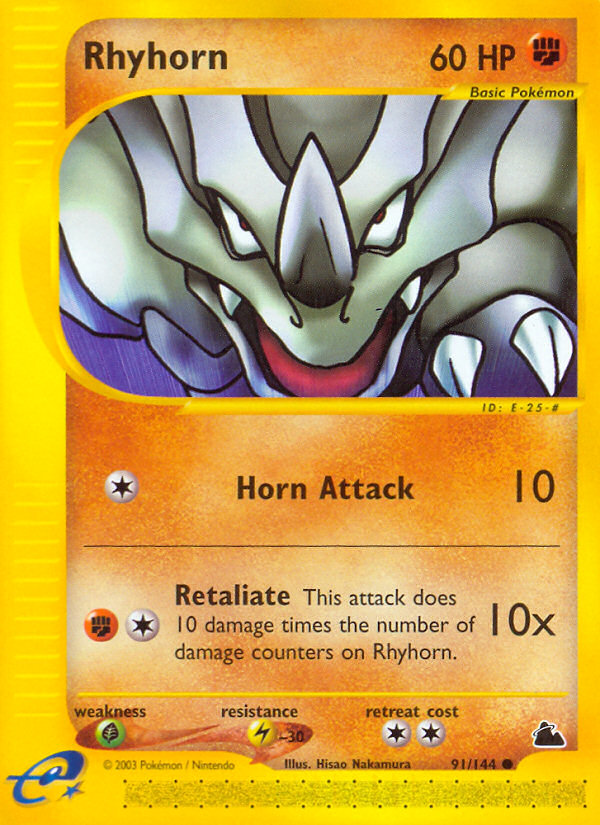 Rhyhorn - Pokémon TCG Card