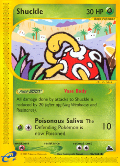 Shuckle - pokemon TCG Card