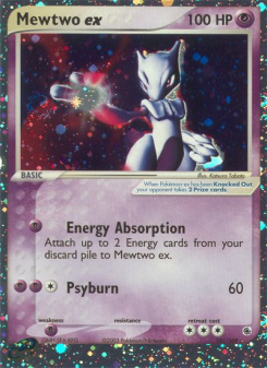 Mewtwo ex - pokemon TCG Card
