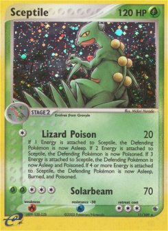 Sceptile - pokemon TCG Card