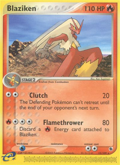 Blaziken - Pokémon TCG Card