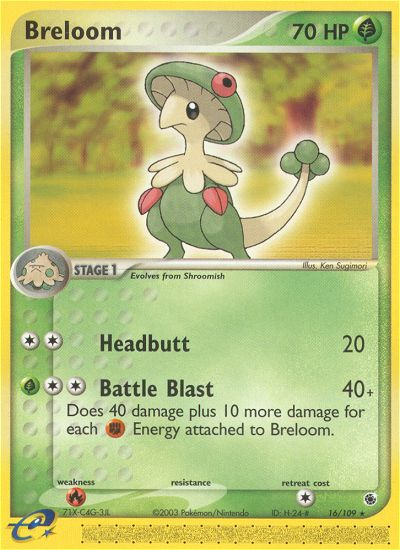 Breloom - Pokémon TCG Card