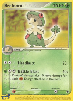 Breloom - pokemon TCG Card