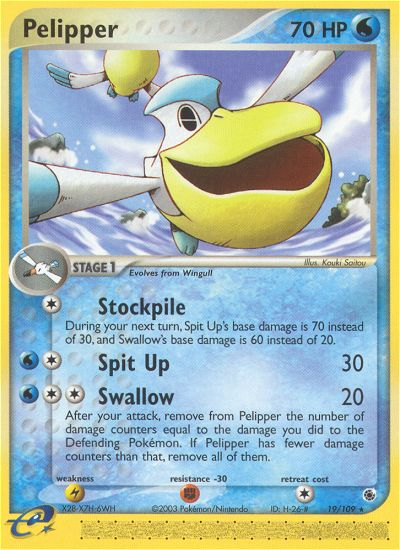 Pelipper - Pokémon TCG Card