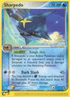 Sharpedo - pokemon TCG Card
