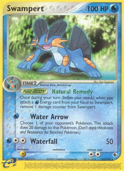 Swampert - Pokémon TCG Card