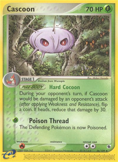 Cascoon - Pokémon TCG Card