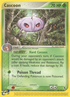 Cascoon - pokemon TCG Card