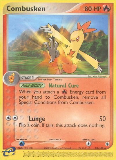 Combusken - Pokémon TCG Card