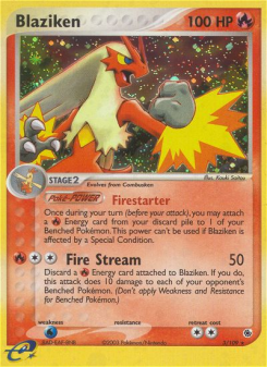 Blaziken - pokemon TCG Card