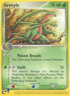 Grovyle - pokemon TCG Card