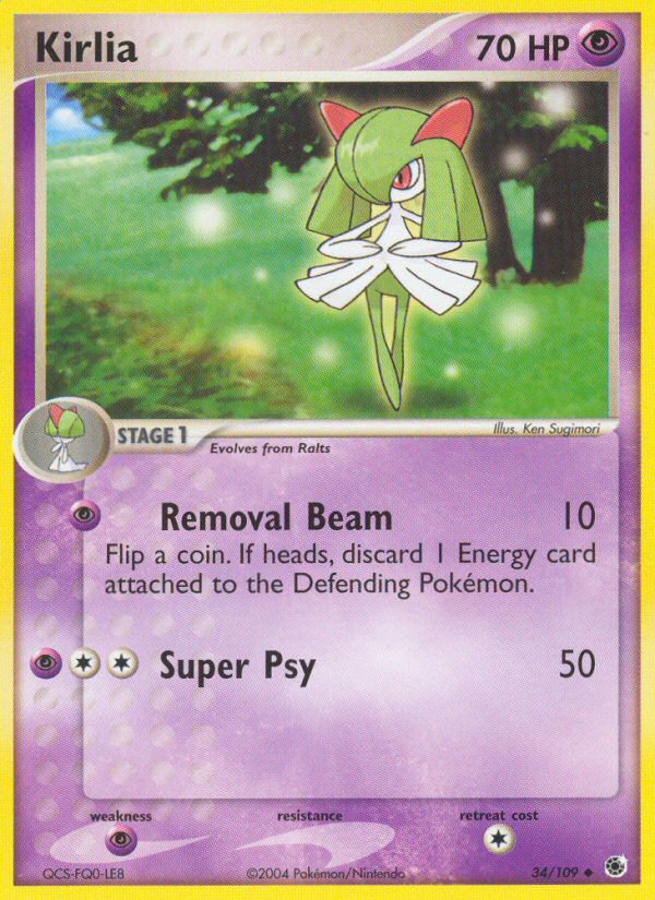 Kirlia - Pokémon TCG Card