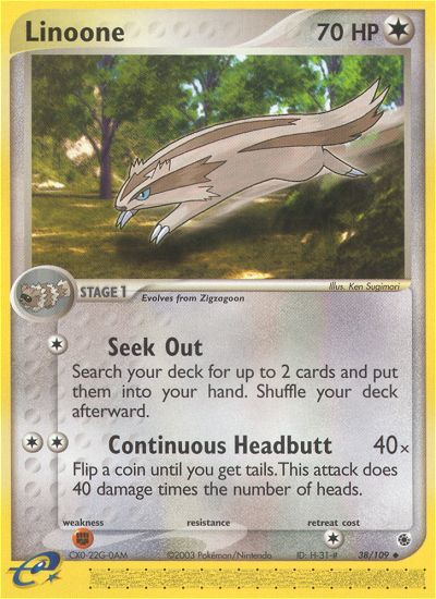 Linoone - Pokémon TCG Card