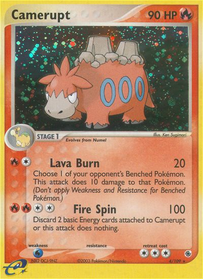 Camerupt - Pokémon TCG Card