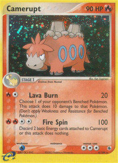 Camerupt - pokemon TCG Card