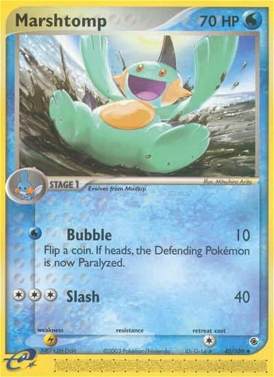 Marshtomp - Pokémon TCG Card