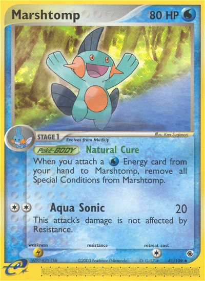 Marshtomp - Pokémon TCG Card
